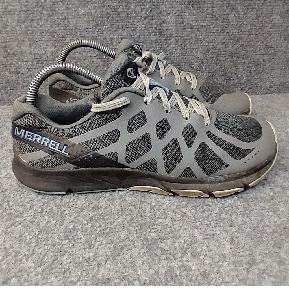 Merrell Bare Access Flex 2 Womens 7.5 Grey Trail Running Shoes J82314 Barefoot 2